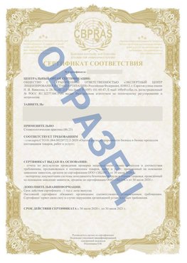 Образец Сертификат СТО 01.064.00220722.2-2020 Тимашевск Сертификат СТО 01.064.00220722.2-2020 